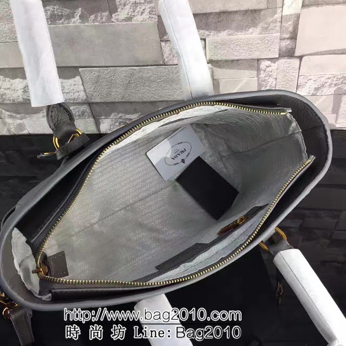 普拉達PRADA原單 2018最新爆款 1BA056 荔枝紋牛皮手提肩背包媲美專櫃 PHY1132